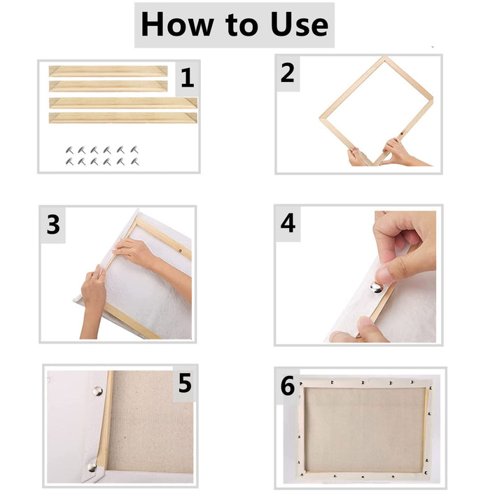 40X50 cm Wooden Frame DIY Picture Frames Art Suitable for Home Decor Painting Digital Diamond Drawing Paintings, Display Pictures 16x20 picture frames for wall (2PCS-40 * 50 CM)