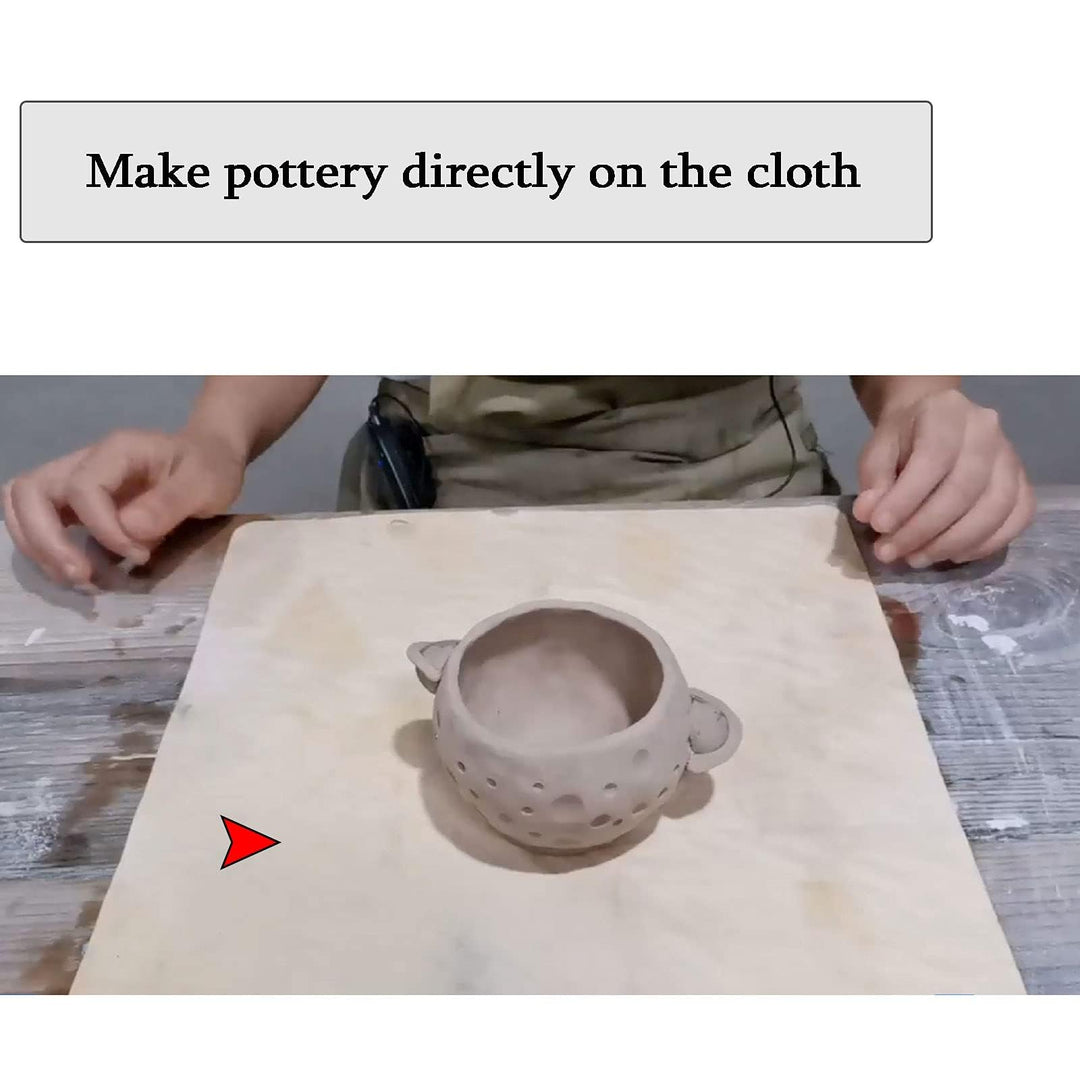 Round Clay Throwing Cloth,Reusable 12 Inch Pottery Wheel Bats Cloth for Making Pottery Ceramics,Pottery Machine Accessories