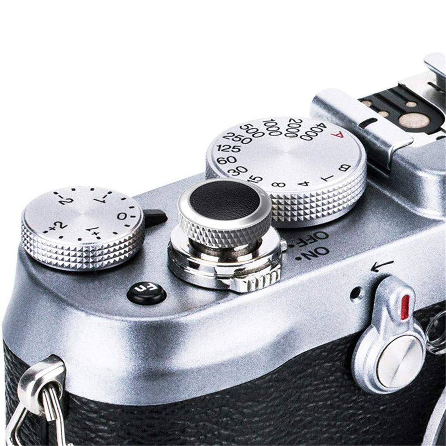 Compatible Soft Shutter Release Button Cap for Fujifilm X-M5 X100VI X-T5 X-T30 II XT30 XT3 X100F X-Pro2 X-Pro1 XT2 X-E3 X-E2S X-T20 X-T10 X100T X100S for Sony RX10 IV III II, RX1RII RX1R RX1/ GR Black