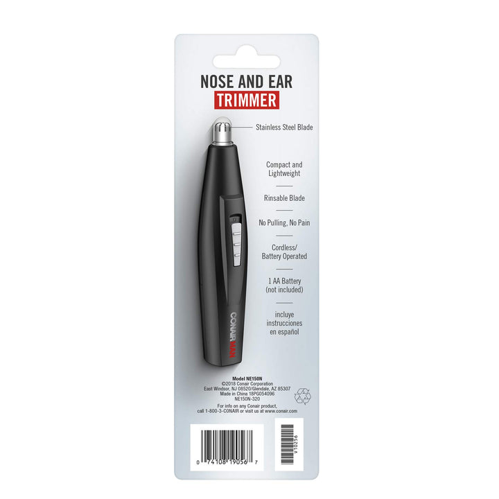 Man Nose Hair Trimmer for Men, For Nose, Ear and Perfect for Travel, Battery Powered