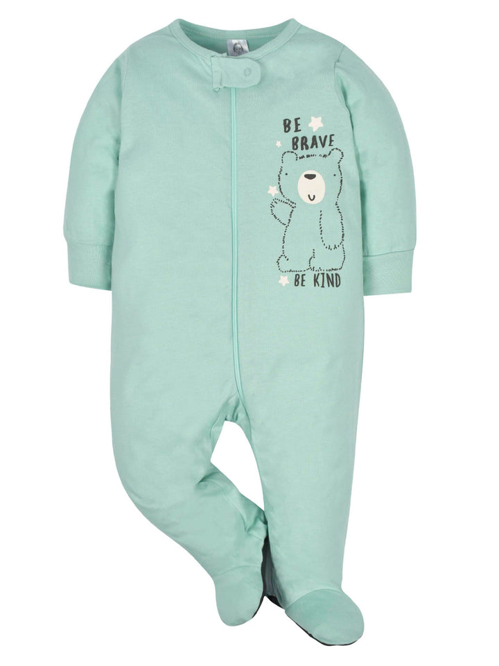Baby Boys' 4 Pack Sleep 'N Play Footie, Bear, Newborn