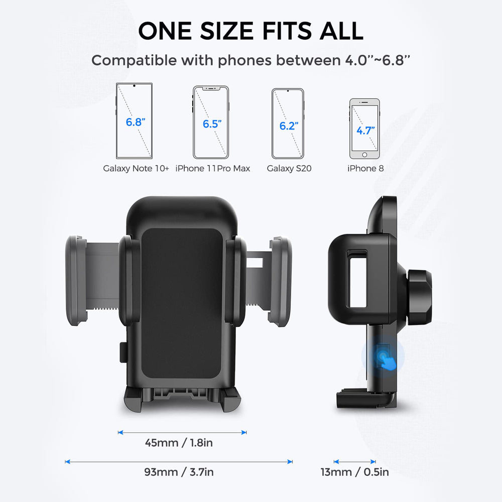 Cell Phone Holder for Car, CD Slot Car Phone Mount, One Button Release Easy Installation CD Player Car Phone Holder Mount Compatible with iPhone 16 15 14 13 12 11 Pro XR XS MAX Galaxy S20 S20+ S10 S9