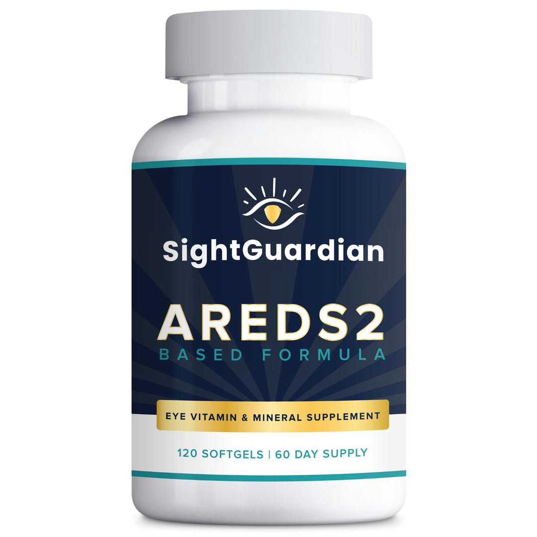 AREDS2 Based Eye Vitamin-Mineral Supplement (120 ct. 60 Day Supply) - AREDS2 Based Supplement for Eyes - Low Zinc Formula - Eye Vision Supplement and Vitamin