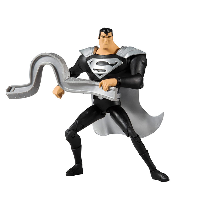 DC Multiverse Superman Black Suit Variant (Superman: The Animated Series) 7 Action Figure with Accessories