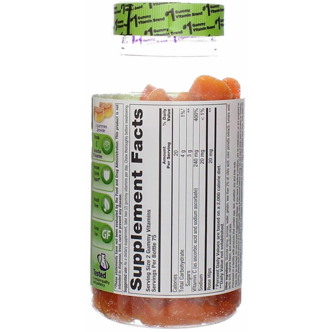 VitaFusion Power C Gummy Vitamins for Adults Absolutely Orange - 150 ct, Pack of 3