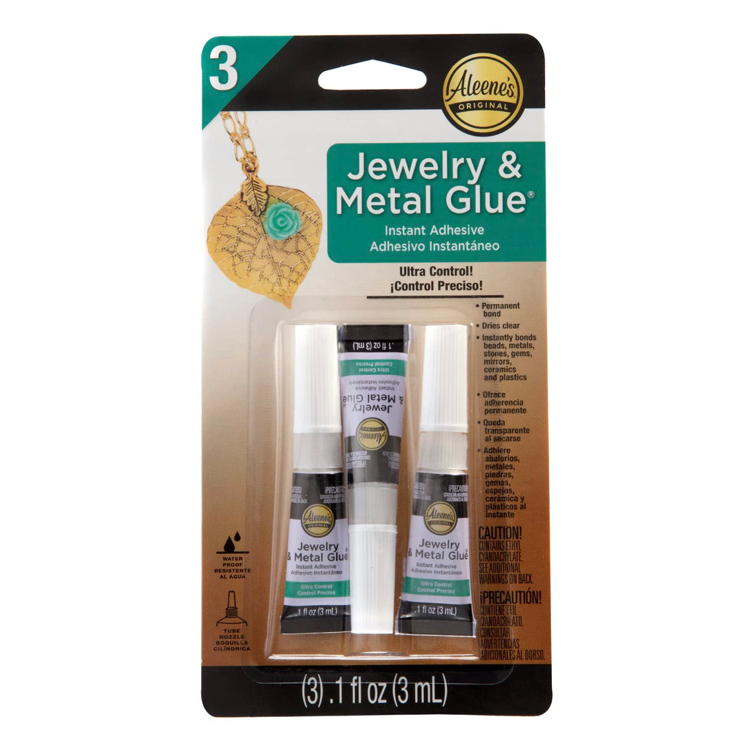 Aleene's 94830 Jewelry & Metal Glue 3/Pkg, 1oz