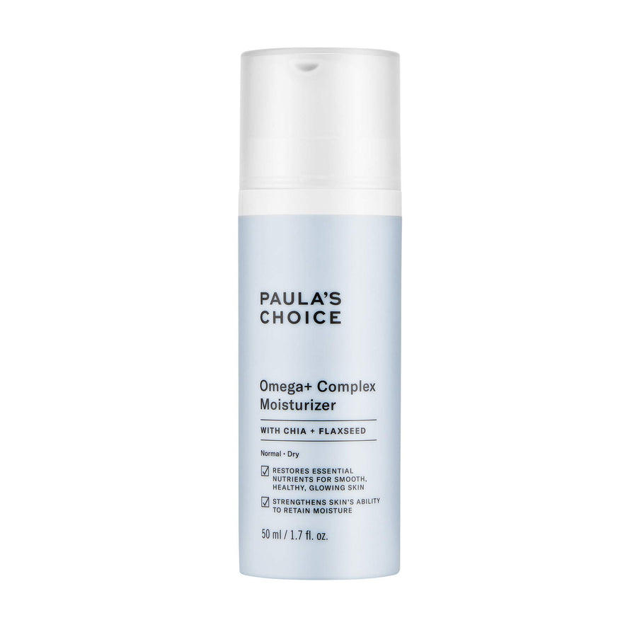 Omega+ Complex Lightweight Face Moisturizer, Shea Butter & Plant Oils, Brightening Vitamin C - For Dry & Sensitive Skin