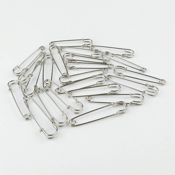 Safety Pins Extra Large Heavy Duty - 22PCS 3Inch Blanket Pins, Strong & Sturdy Bulk Pins for Blankets, Skirts, Crafts, Kilts - Silver
