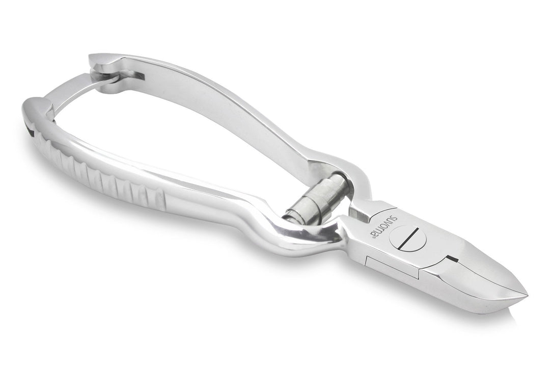 Professional Pedicure Toenail Nipper with Barel Spring and Back Lock Pedipro D10, Polished Steel, 5.6 Ounce