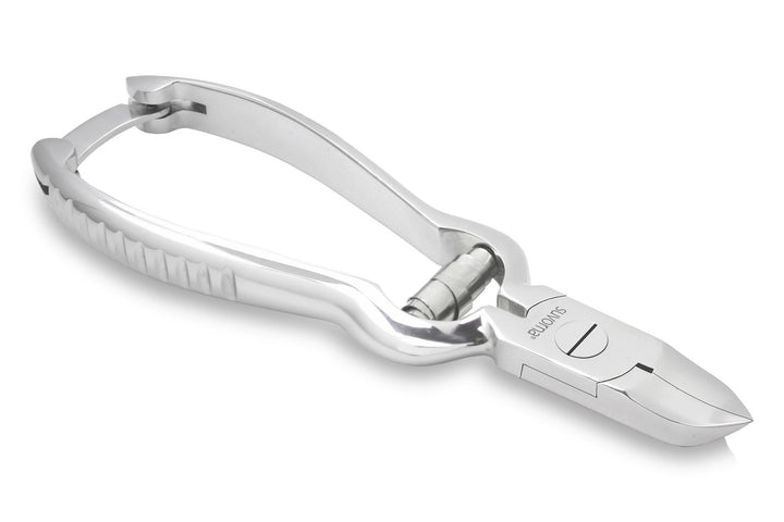 Professional Pedicure Toenail Nipper with Barel Spring and Back Lock Pedipro D10, Polished Steel, 5.6 Ounce
