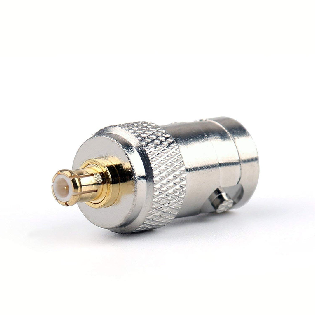 2PCS RF coaxial coax adapter BNC female to MCX male connector