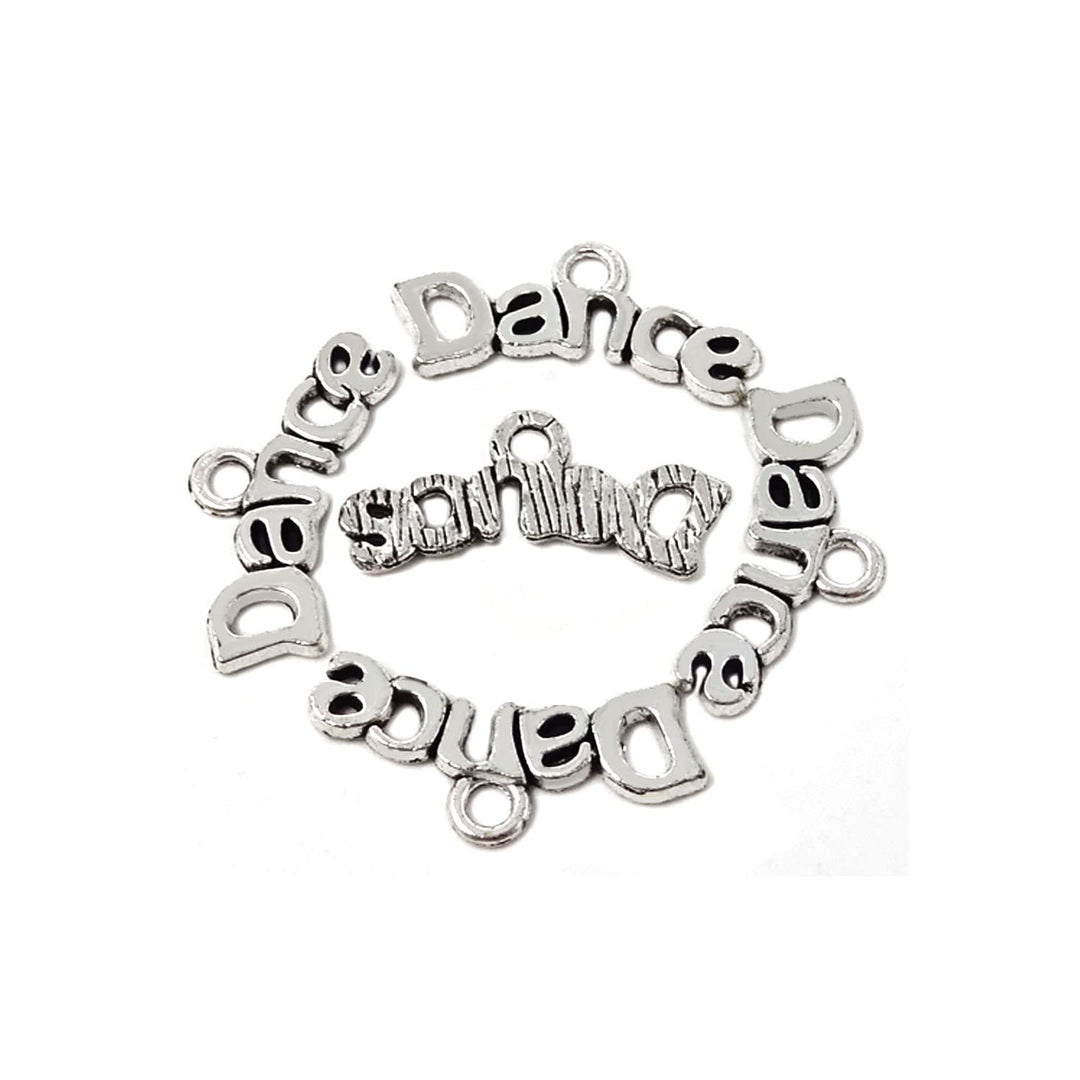 200PCS Alloy Dance Charms Pendant for Earring Necklace Bracelet Keychain Jewelry Craft Making