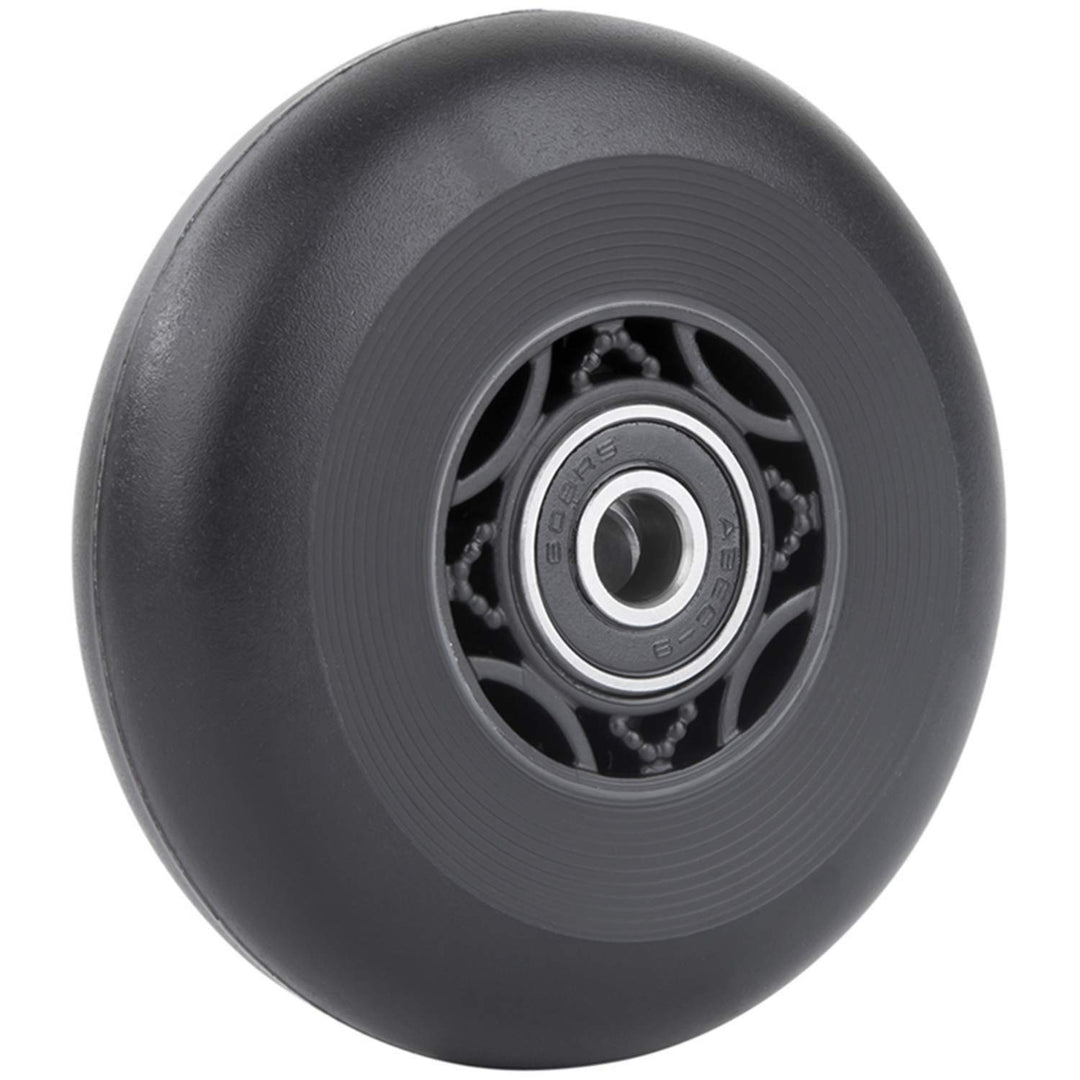 Ripstik Wheels 76mm Ripstick Wheels 90a Ripsurf Replacement Wheels w/Bearings ABEC-9 for Rip Stiks DLX Caster Board, Rip Sticks Skateboard, Inline Skates, Roller Blades, etc (2-Pack) (BLACK)