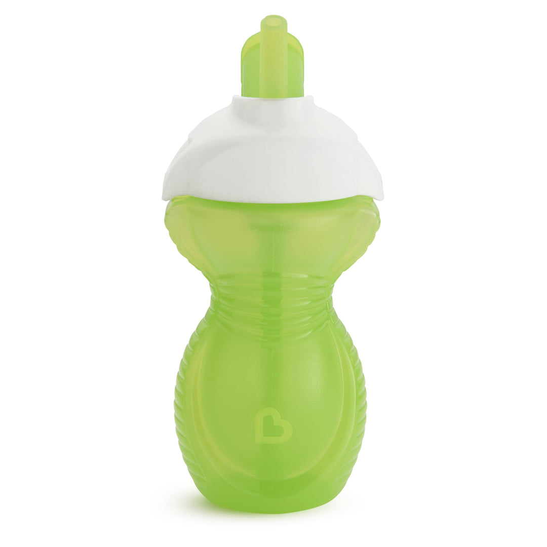 ® Click Lock™ Flip Straw Toddler Sippy Cup, 9 Ounce, 2 Pack, Blue/Green