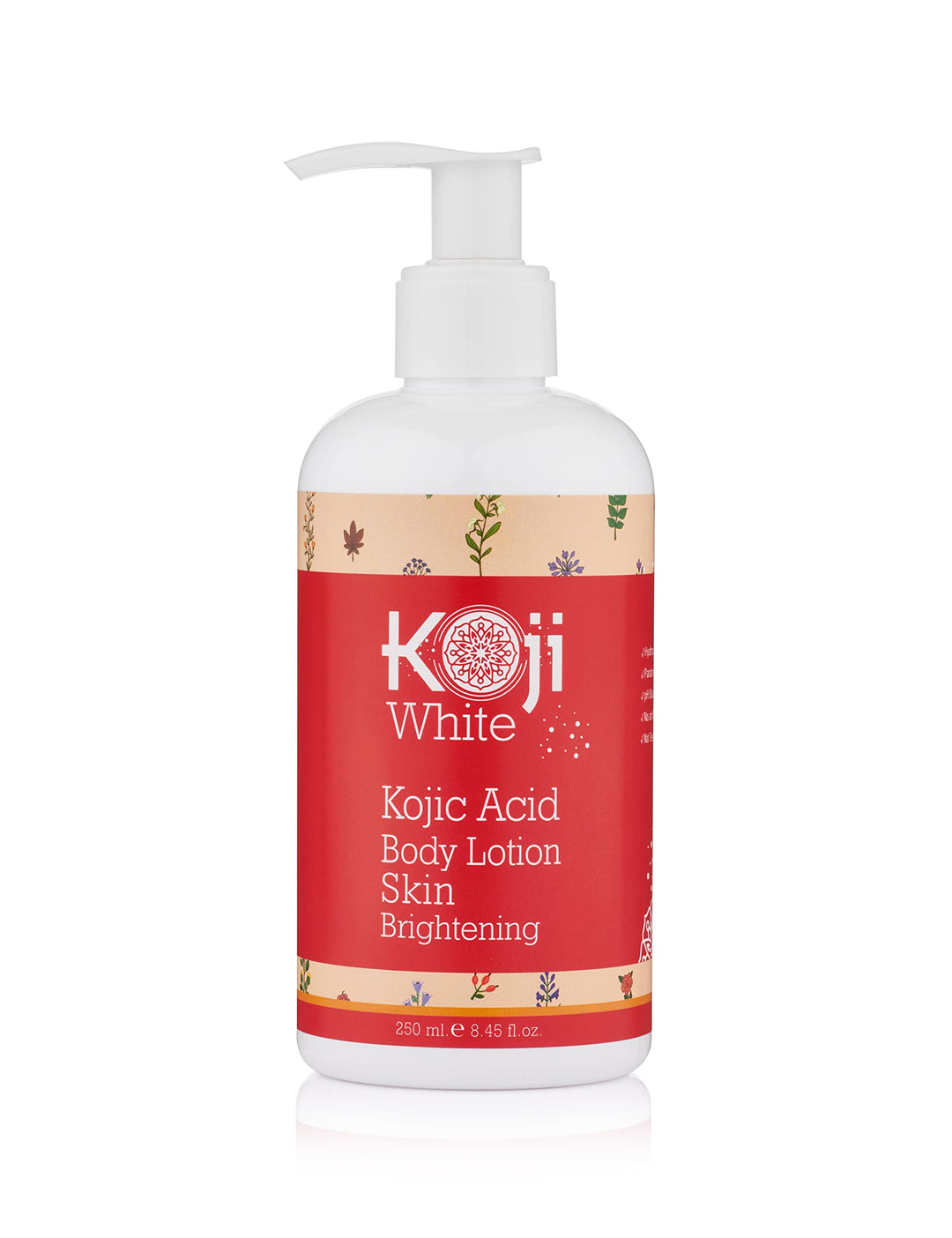 Kojic Acid Skin Brightening Body Lotion - Body Moisturizer, Boost Hydrating, Sun Damage Skin, Uneven Skin Tone, Paraben-Free, Vegan, 8.45 Fl Oz Bottle