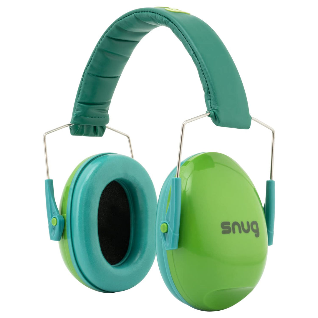 Kids Ear Protection - Noise Cancelling Sound Proof Earmuffs/Headphones for Toddlers, Children & Adults (Green)