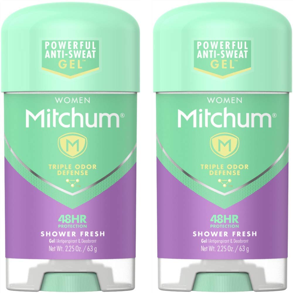 Advanced Women Gel Anti-Perspirant & Deodorant, Shower Fresh 2.25 Ounces each (Value Pack of 2)