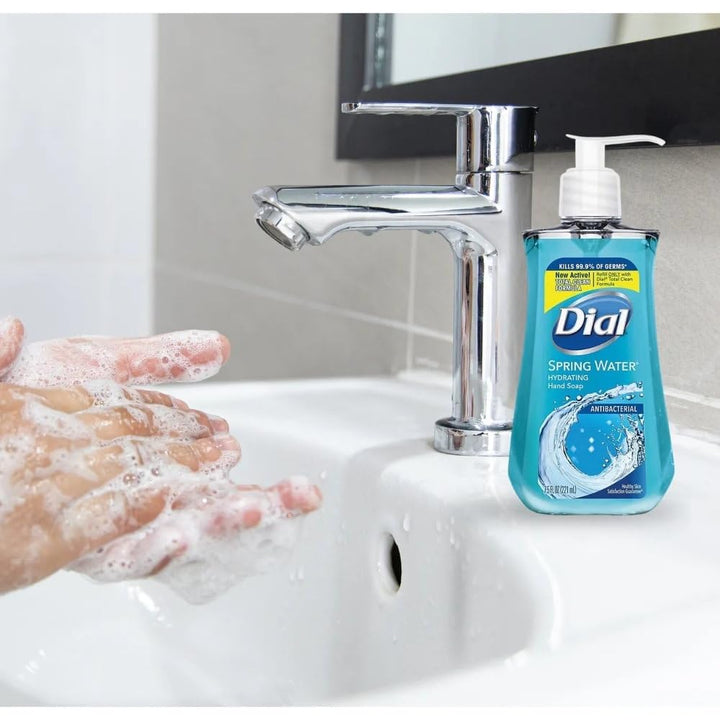Antibacterial Liquid Hand Soap with Moisturizer, Spring Water, 7.5 Ounce