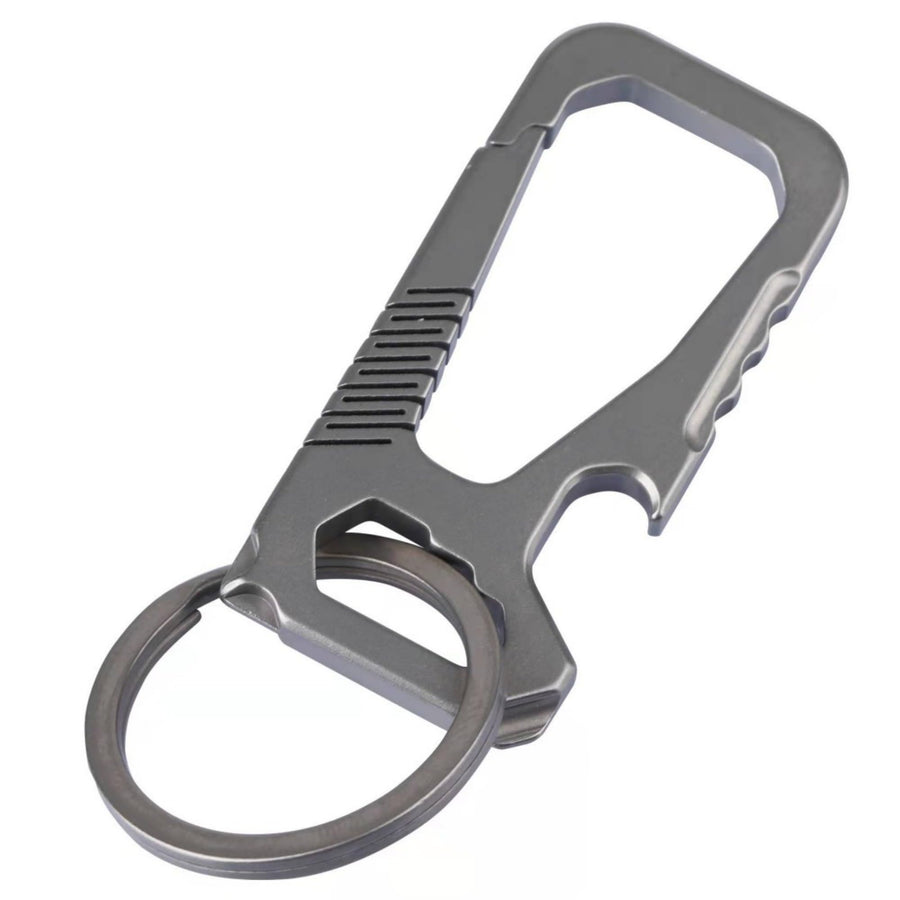 Titanium Key Chain, Keychain with Bottle Opener, Carabiner Car Key Chains for Men and Women