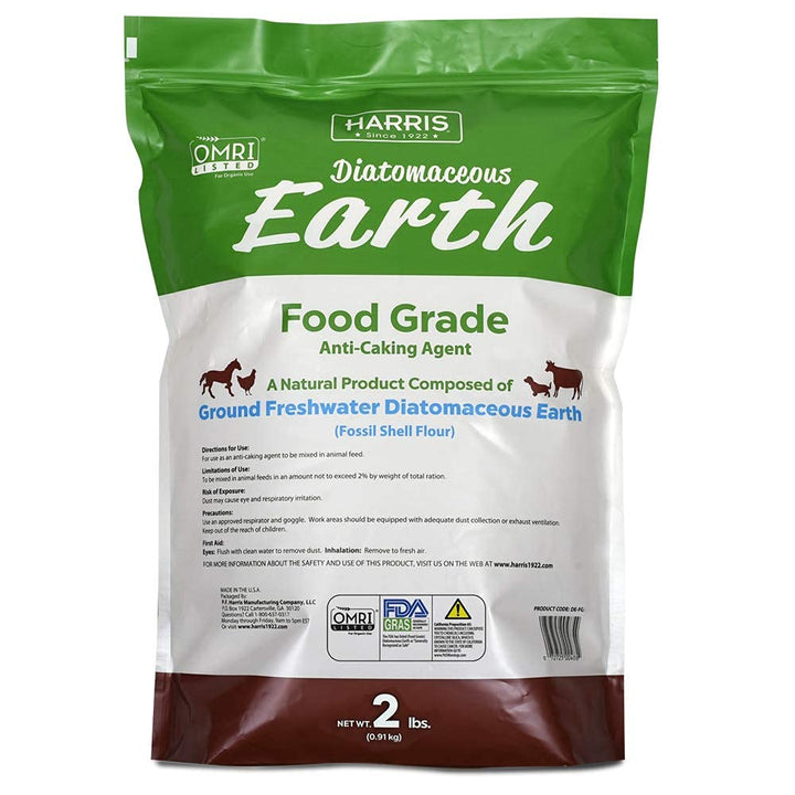 Diatomaceous Earth Food Grade, 2lb with Powder Duster Included in The Bag