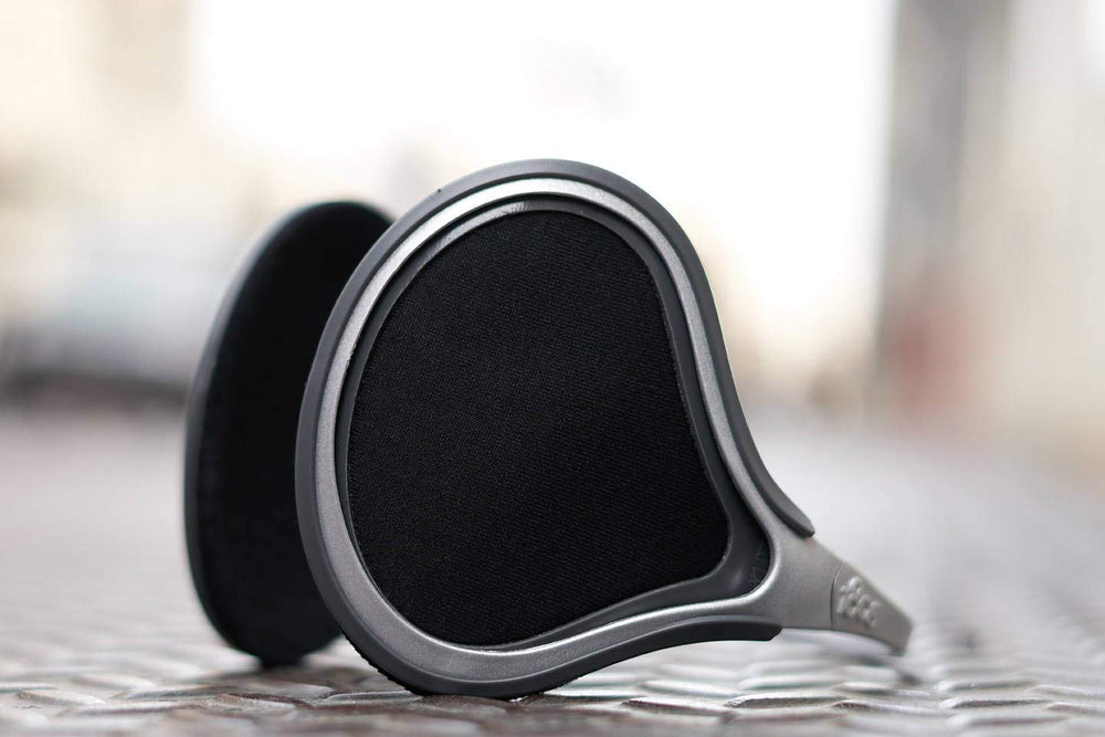 Unisex Ultra-Thin & Lightweight EXOLITE Behind-the-head Ear Warmer (Exolite, Black)