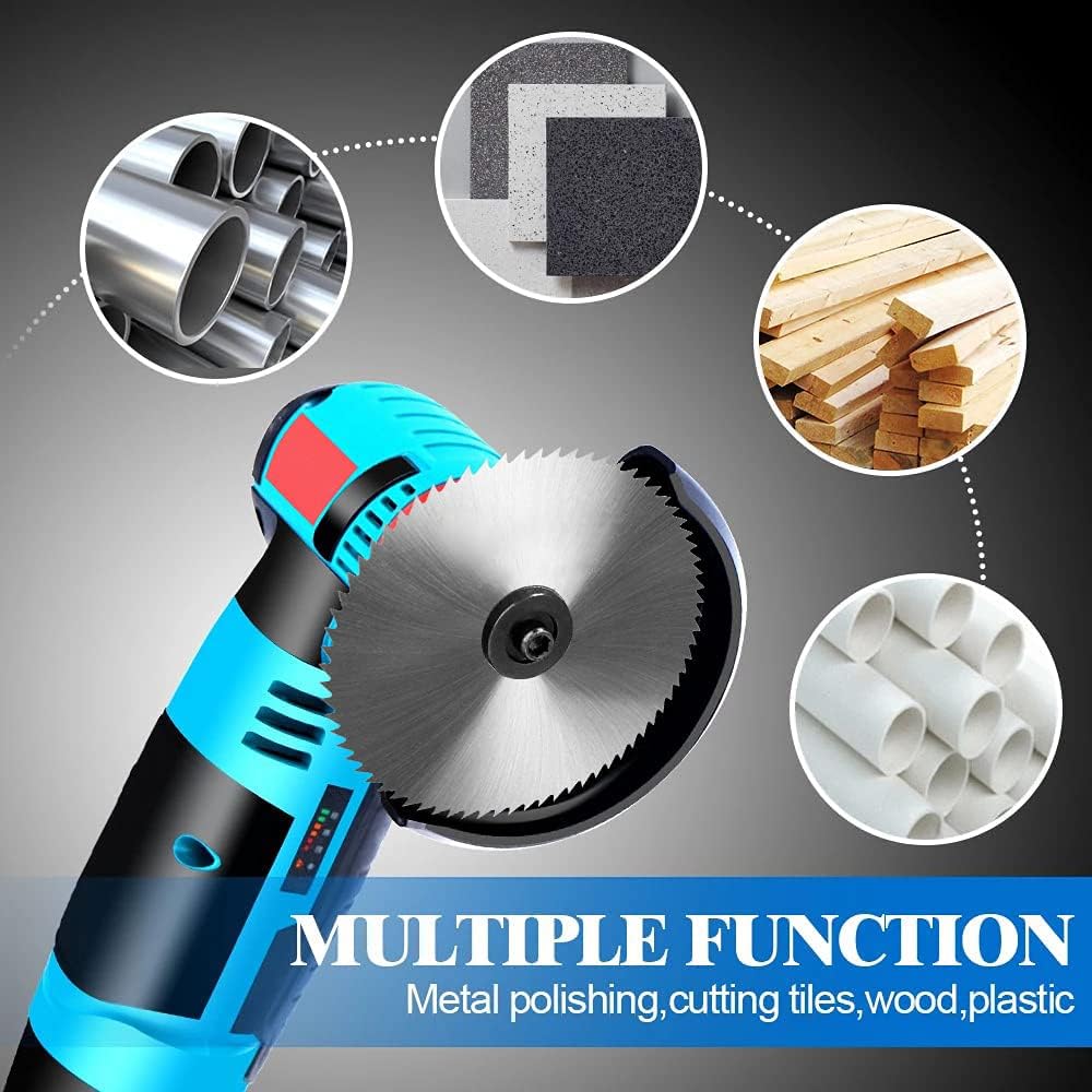 HSS Circular Metal Cutting Saw Blade Discs, 108T Round Slitting Saw Cutter, 80mm x 22mm x 2mm, for Rotary Tool Cutting Wheel