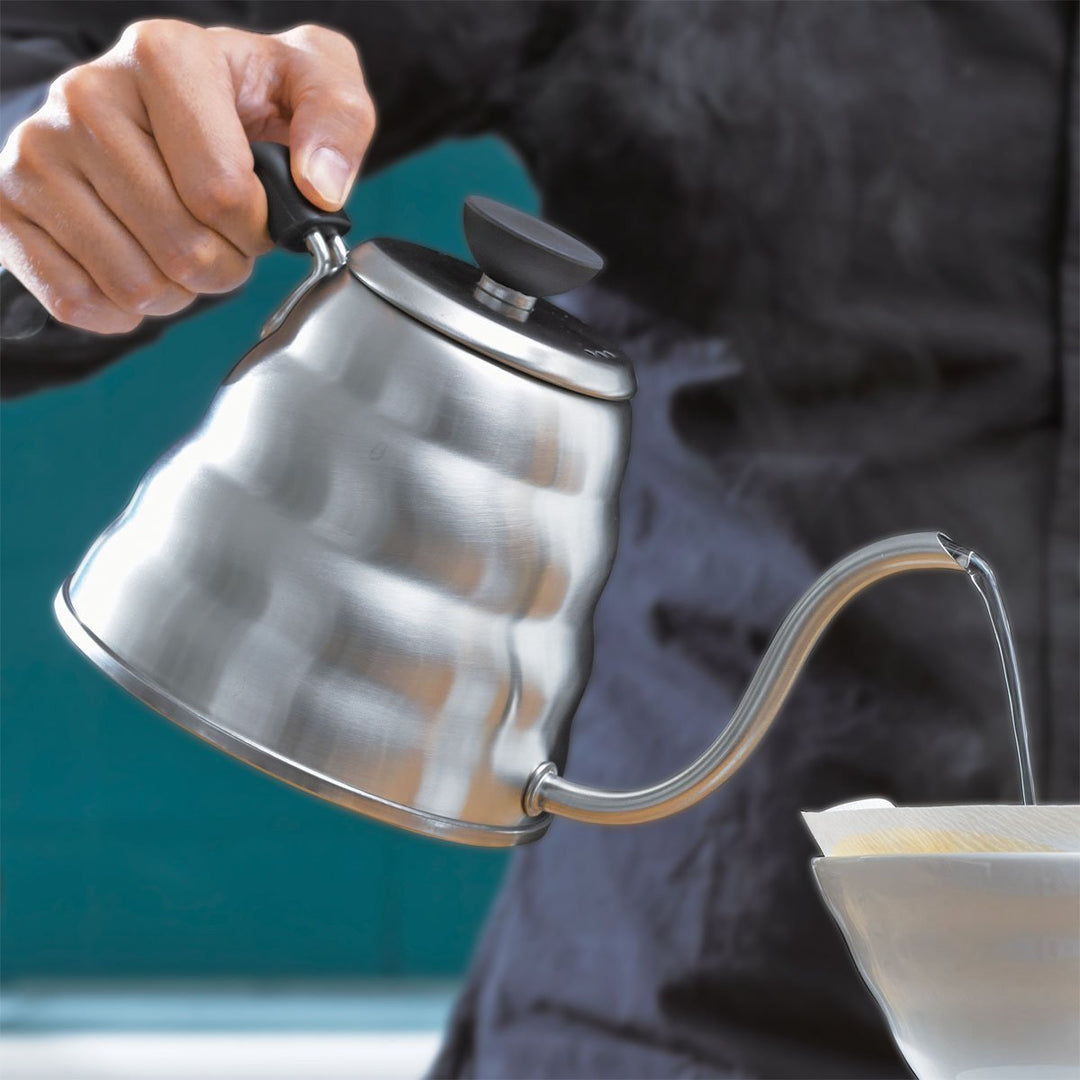 V60 Buono Gooseneck Drip Kettle, 1200ml, Silver