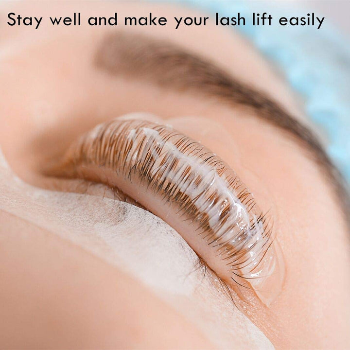 Lash Lift Pads,Eyelash Perm Rods,Super Soft Lash Lift and Tint pads,10Pcs Reusable Silicone Lash Lifting Shields 5 Size SMM1M2L DIY At Home