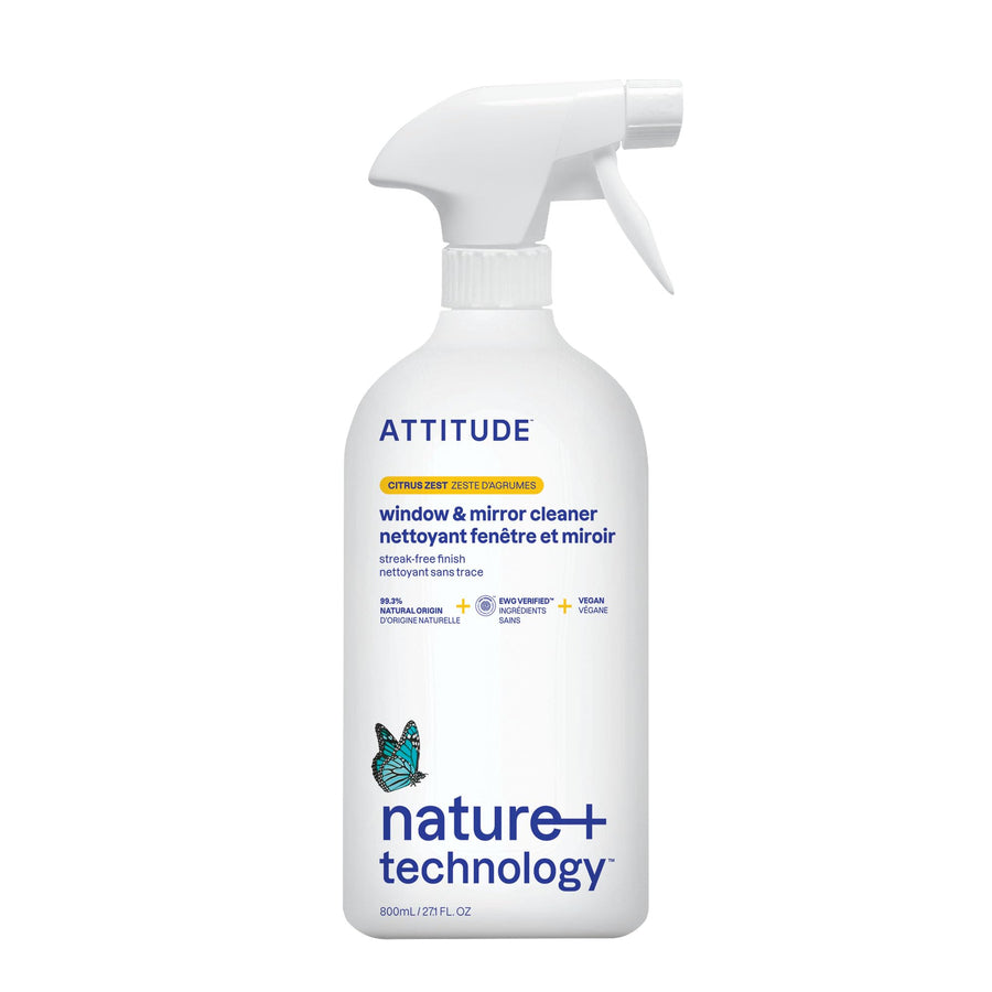 ATTITUDE Window And Mirror Cleaner - Citrus Zest - 27.1 oz