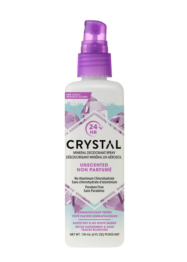 Crystal Body Deodorant Spray - 4 fl oz