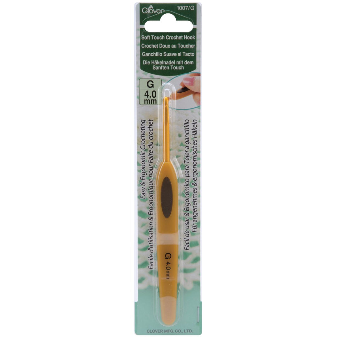 Soft Touch Crochet Hook: 4.00mm, Multicolor