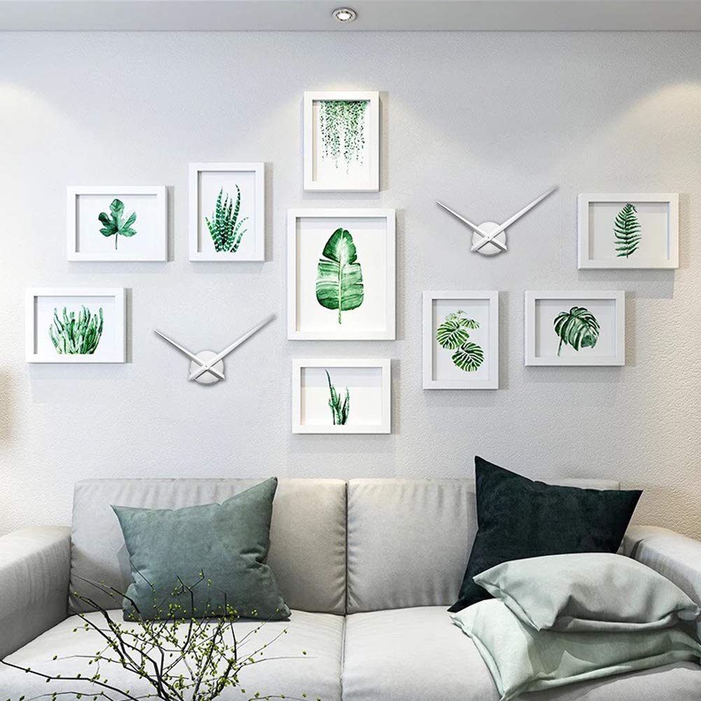 3D Clock Hands, DIY Large Clock Movement Mechanism with 12 Inch Long Spade Hand, 3D Wall Clocks Home Decor