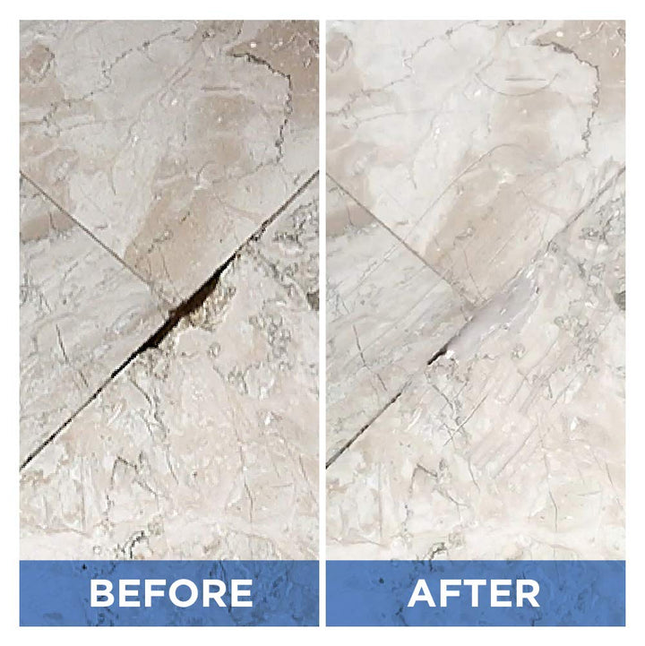 Stone Repairezy (Beige):- Granite, Marble, Travertine. Quartz - Repair Chipped, Cracked Floor Tiles, Countertops - Stone Repair Kit, Touch Up Filler