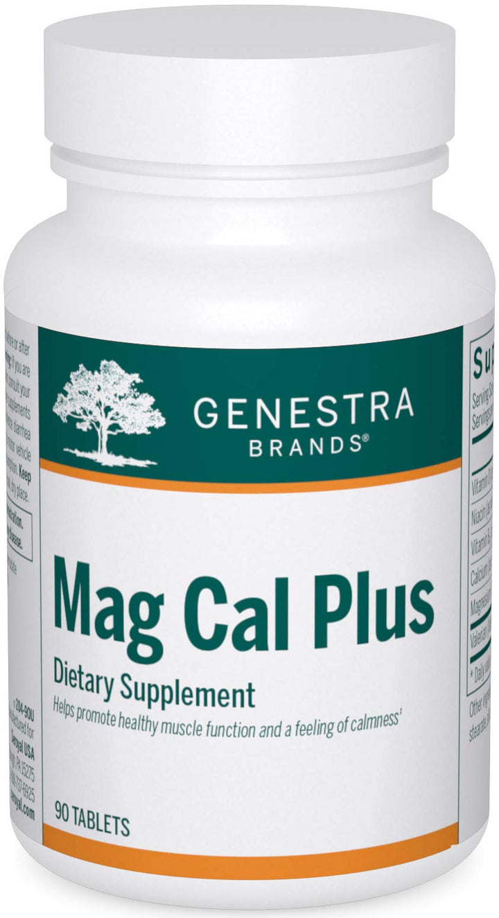 Mag Cal Plus | Magnesium, Calcium, Vitamin D, B Vitamins and Valerian | 90 Tablets