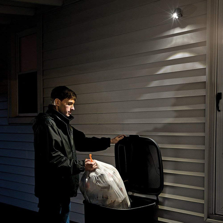 Beams MB300 80 Lumen Wireless Battery Powered Motion Sensing LED Mini Spotlight, 1-Pack, White