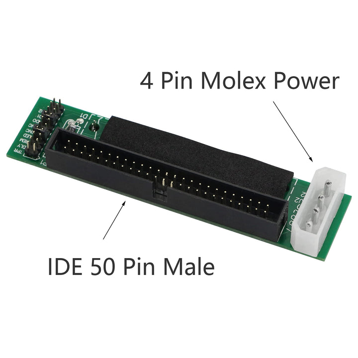 SCSI SCA 80 Pin Female to IDE 50 Pin Male Adapter Converter for Hard Disk, Computer