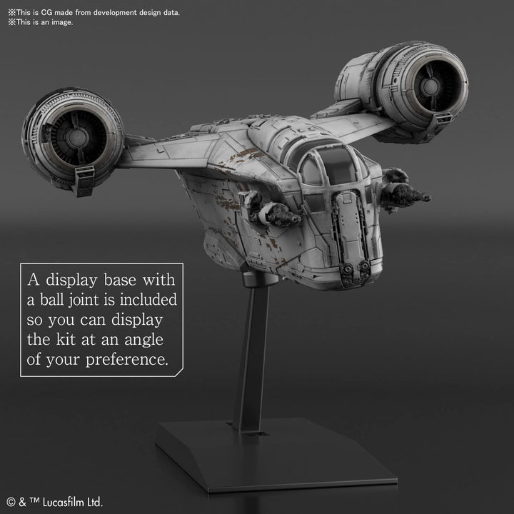 Bandai Hobby - The Mandalorian - 018 Razor Crest, Bandai Spirits Hobby Vehicle Model Kit