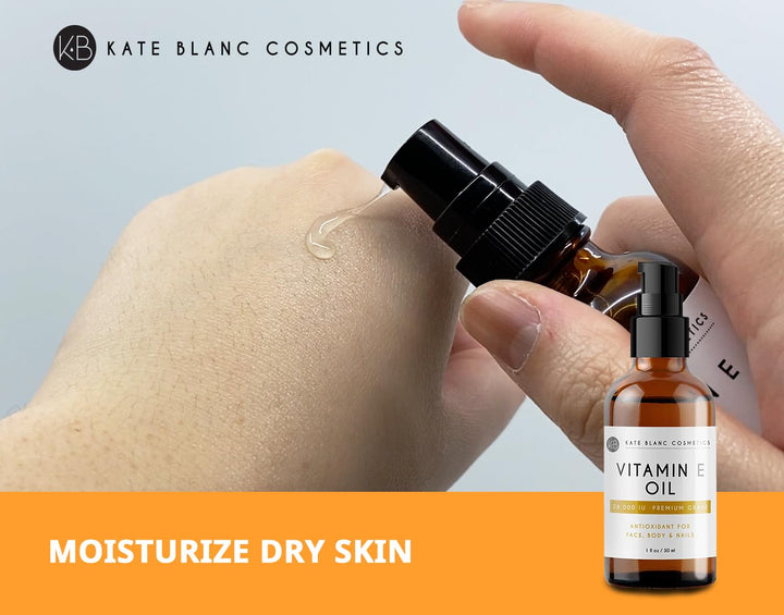 Vitamin E Oil for Skin and Face (1oz) 28,000 IU. Reduce Appearance of Scars, Wrinkles, Dark Spots