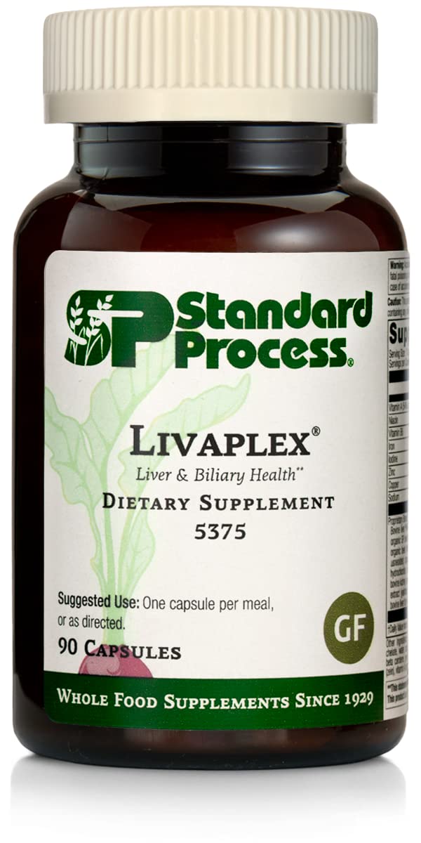 Livaplex - Whole Food Bowel, Digestion and Digestive Health, Liver Health and Gallbladder Support with Spanish Black Radish, Betaine Hydrochloride, and Organic Carrot - 90 Capsules