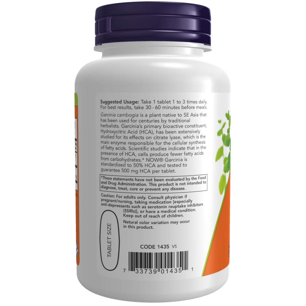 Supplements, Garcinia (Garcinia Cambogia) 1,000 mg, Healthy Metabolism*,Weight Loss, 120 Tablets