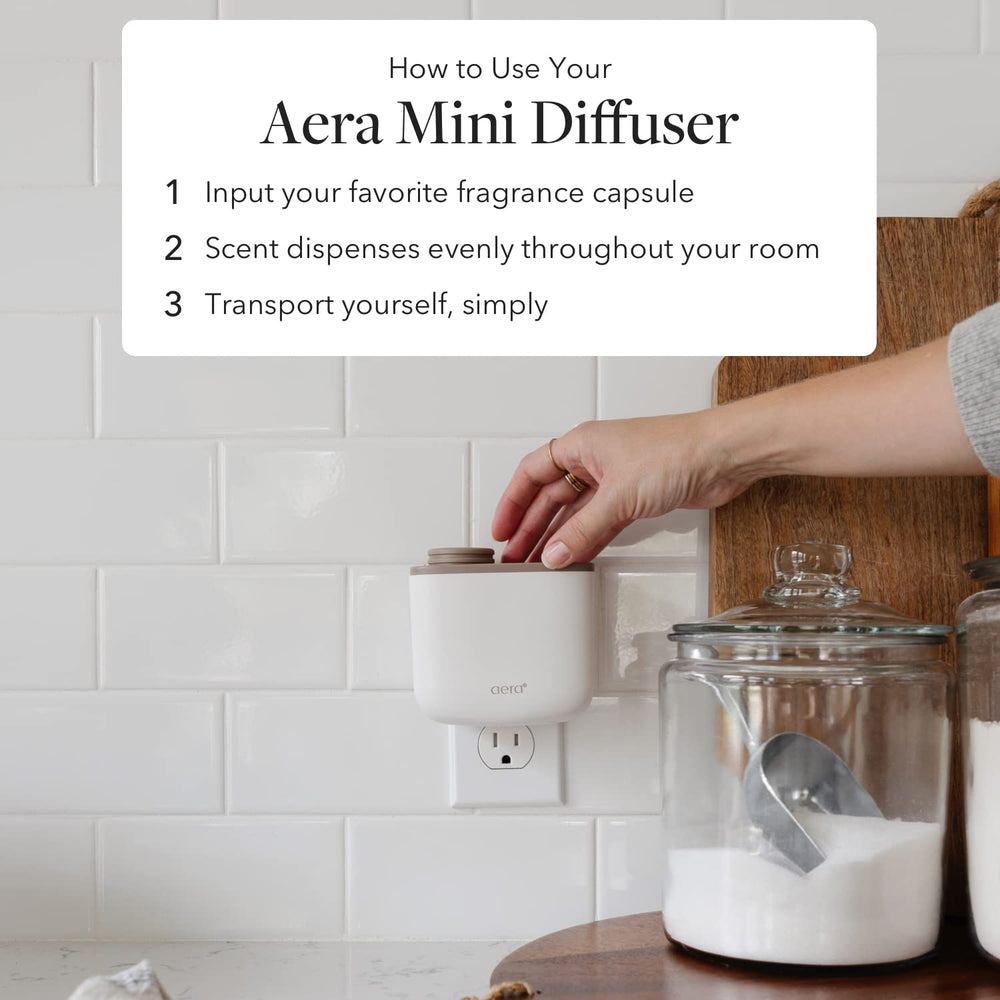 Aera Sleigh Ride Mini Fragrance with Notes of Fresh Snow and Fir