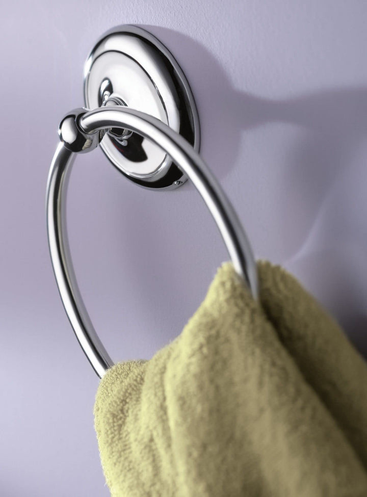 5386CH Yorkshire Bathroom Hand -Towel Ring, Chrome, Small