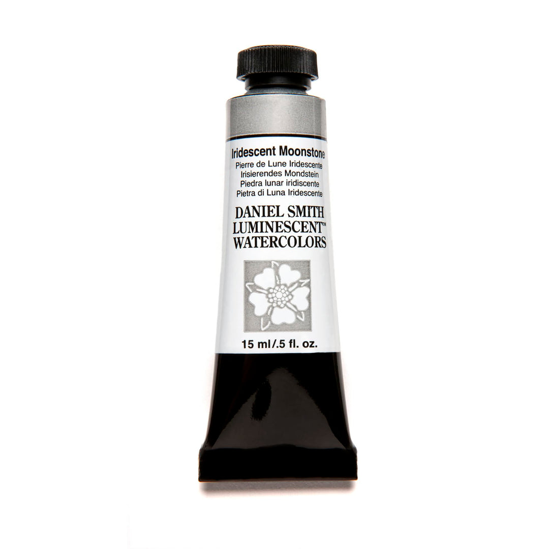 Daniel Smith Luminescent™ Watercolor Paint, 15ml, Tube, Iridescent Moonstone, 0.5 fl oz, (Pack of 1)