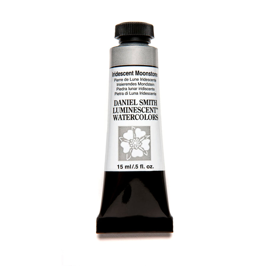 Daniel Smith Luminescent™ Watercolor Paint, 15ml, Tube, Iridescent Moonstone, 0.5 fl oz, (Pack of 1)