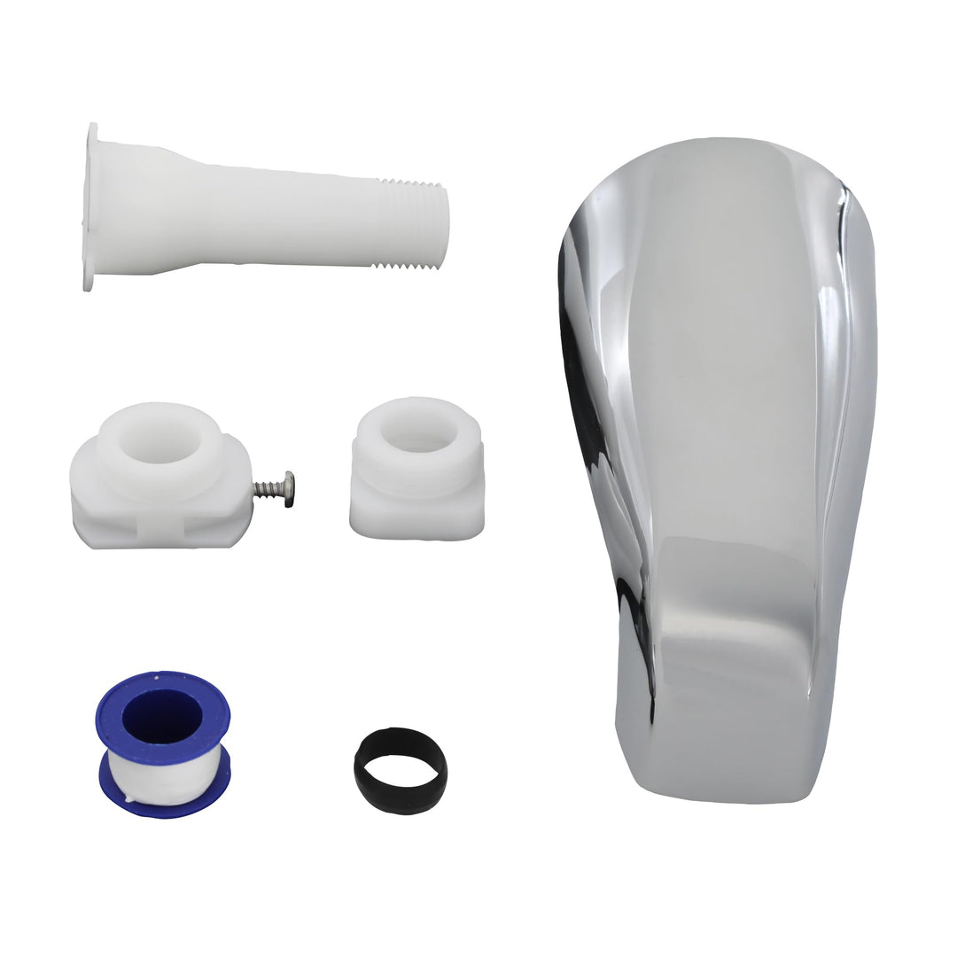 DANCO One-Size-Fits-All Universal Tub Spout, Chrome, 1-Pack (88702A)