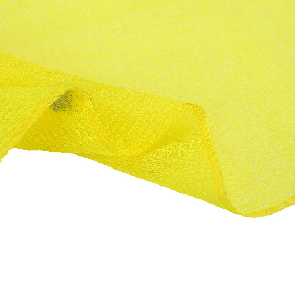 Long Exfoliating Nylon Bath Cloth/Towel, Magic Shower Washcloth for Body, 35 inches(6PCS, 2Blue&2Yellow&2Pink)