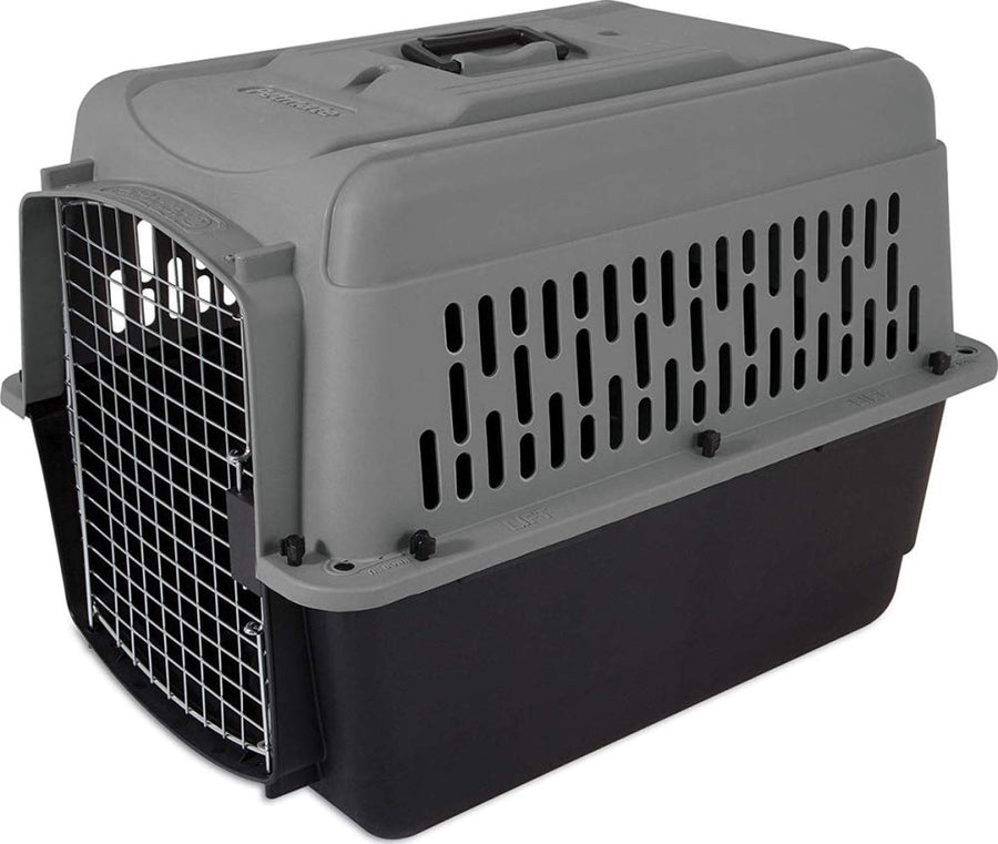 ASPEN PET Medium Breeds Cat, Chicken, Dog Kennel, Various Sizes, Transport, Dark Gray/Black, Made in USA