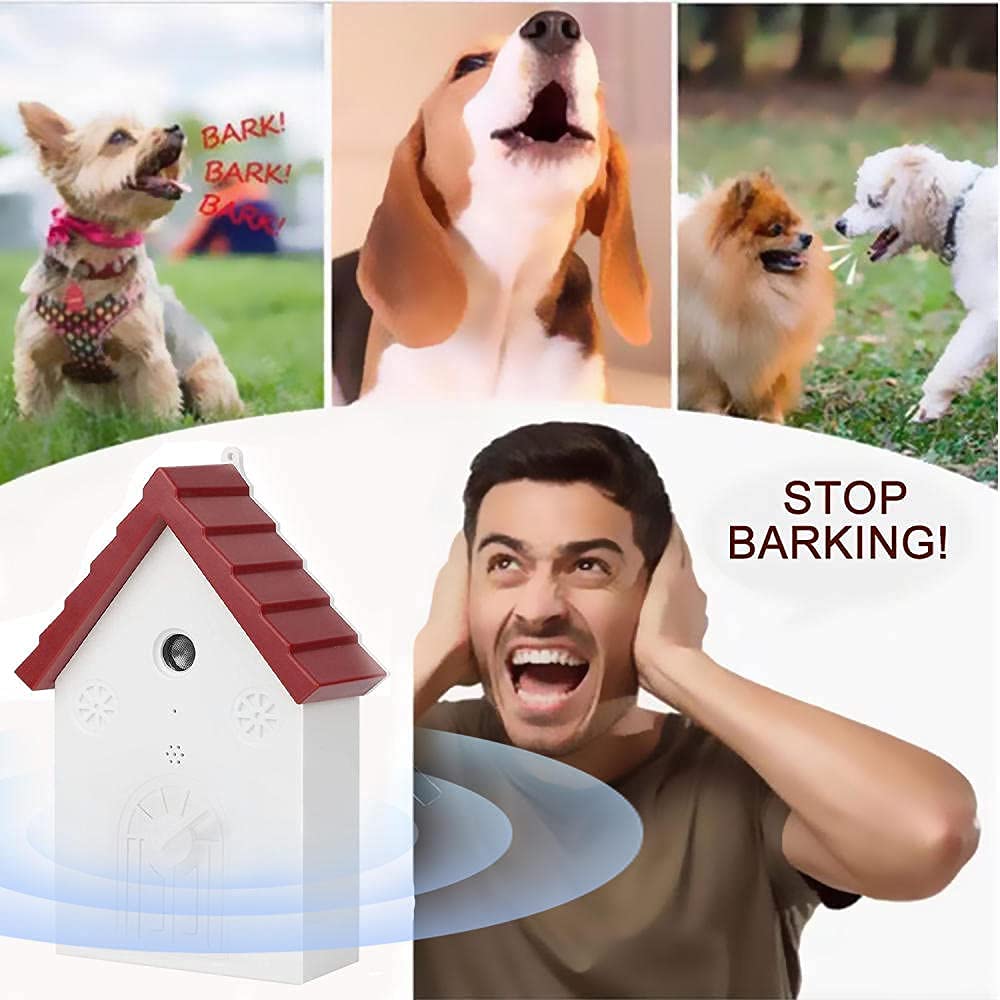 Ultrasonic Dog Barking Deterrent, Barking Control, Anti-Barking Device, Three-Frequency Non-Barking Control Device to Prevent Dog Barking, Outdoor Electronic pet Training Products