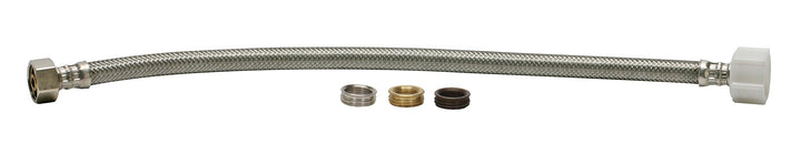 B4T16U Toilet Connector, Braided Stainless Steel