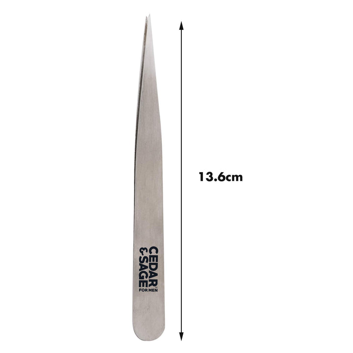 Men's Stainless Steel Tweezer Duo Set